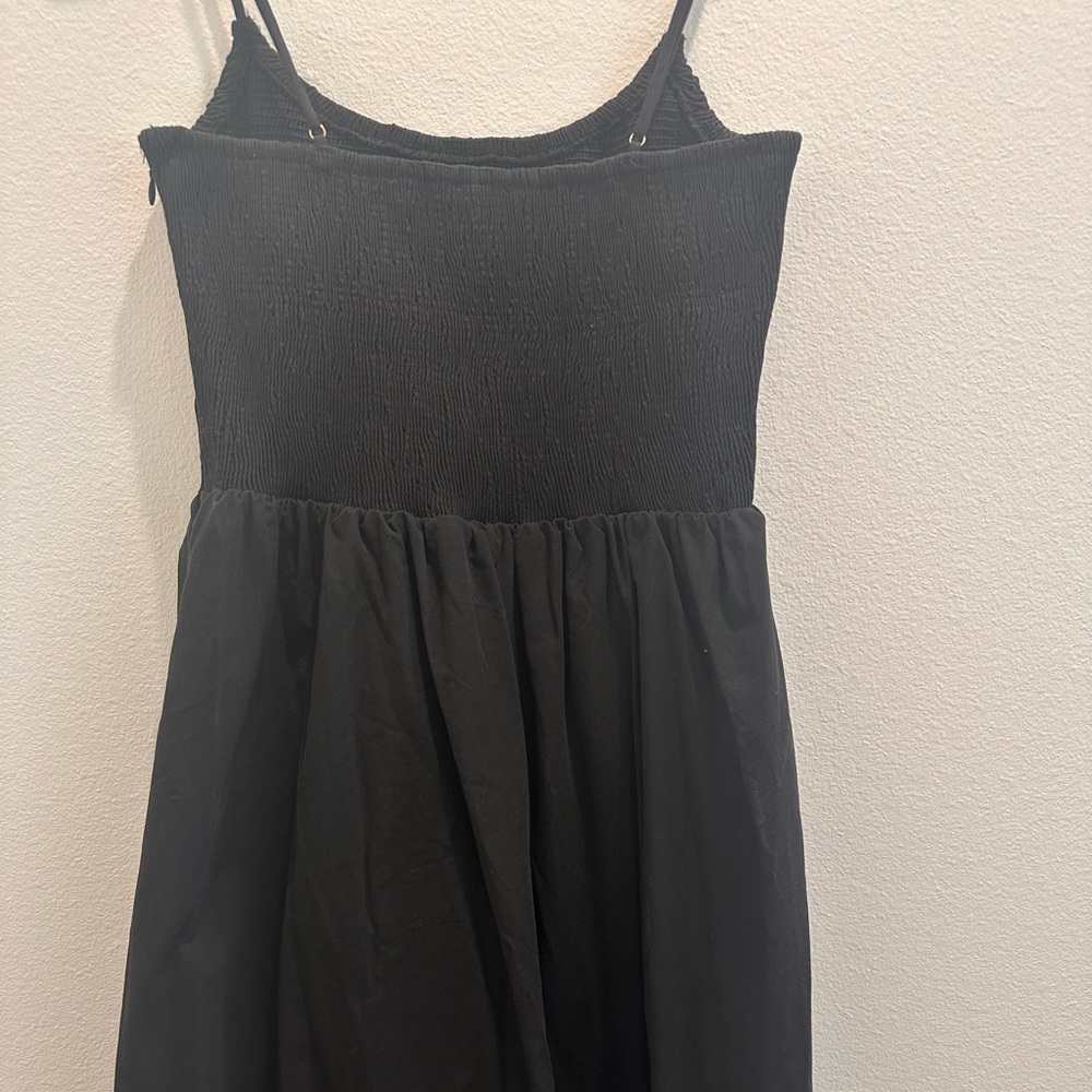 DISSH Black Drop Waist Midi Dress - Picture 5 of 6